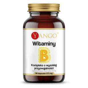 Witaminy z grupy B 90 kaps Yango Y00-F03D-2861D - Witaminy i minerały - miniaturka - grafika 1