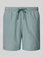 Kąpielówki męskie - Spodenki kąpielowe z elastycznym pasem - miniaturka - grafika 1