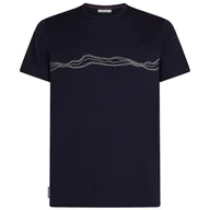 Koszulki sportowe męskie - Koszulka męska Icebreaker Men Merino 150 Tech Lite SS Tee Mountain Pulse Rozmiar: M / Kolor: ciemnoniebieski - miniaturka - grafika 1