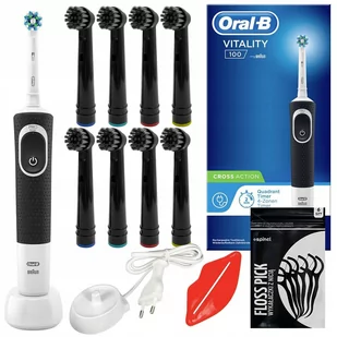 Oral-B Vitality 100 CrossAction D100.413.1 Czarny - Szczoteczki elektryczne - miniaturka - grafika 2