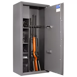 Sejf elektroniczny z certyfikatem S1 na broń długą i krótką kolor 7024 grafit Arsenał 1253 - Sejfy i kasy pancerne - miniaturka - grafika 1
