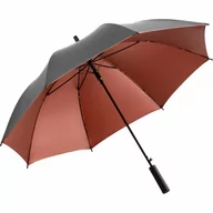 Parasole - Parasol długi automatyczny marki FARE Doubleface, szaro-miedziany - miniaturka - grafika 1