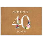Kartki okolicznościowe i zaproszenia - Trend Zaproszenie Urodziny 40 ZT38 10 szt. - miniaturka - grafika 1