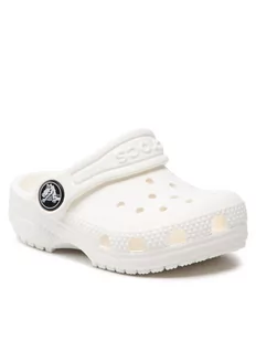 Crocs Klapki Classic Kid Clog T 206990 Biały - Buty dla dziewczynek - miniaturka - grafika 1