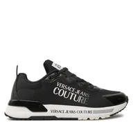 Sneakersy damskie - Sneakersy Versace Jeans Couture 77VA3SA9 ZS904 Czarny - miniaturka - grafika 1