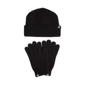 Czapki damskie - Komplet adidas czapka + rękawiczki czarny JN9443 - miniaturka - grafika 1