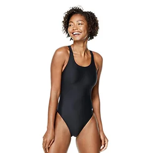 Speedo Damski kostium kąpielowy jednoczęściowy Powerflex Super Pro solidny dla dorosłych Nowy czarny 28 - Stroje kąpielowe - miniaturka - grafika 1