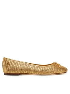 LAUREN RALPH LAUREN Baleriny 802956767001 Złoty - Baleriny - miniaturka - grafika 1