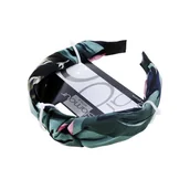 Pozostałe akcesoria fryzjerskie - Glamour Green Collection opaska do włosów z węzłem - miniaturka - grafika 1