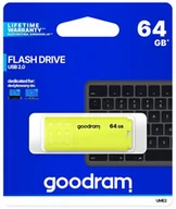 Pendrive - Goodram UME2 64GB żółty (0640Y0R11) - miniaturka - grafika 1