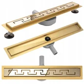 Odpływy liniowe - Rea Odpływ liniowy Rea Greek PRO MIRROR GOLD 70 - miniaturka - grafika 1