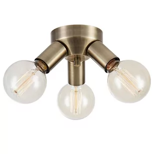 Lampa sufitowa potrójna Mazzo 108550 Markslojd ściemnialna złota - Lampy sufitowe - miniaturka - grafika 1