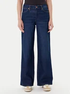 Spodnie damskie - Wrangler Jeansy World Wide 112372996 Granatowy Wide Leg - miniaturka - grafika 1
