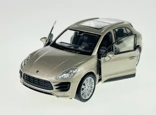 Welly Porsche Macan Turbo Złoty 1:34 Samochód Nowy Metalowy Model - Samochody i pojazdy dla dzieci - miniaturka - grafika 1