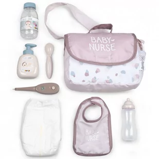 SMOBY Baby Nurse Torba Do Przewijania + Akcesoria dla lalki - Akcesoria dla lalek - miniaturka - grafika 1