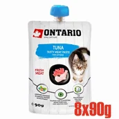 Mokra karma dla kotów - ONTARIO Kitten Tuna Fresh Meat Paste opak. 8x90g (213-527081) - miniaturka - grafika 1