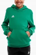 Bluzy dla dziewczynek - adidas bluza dziecięca z kapturem dresowa roz.140 - miniaturka - grafika 1