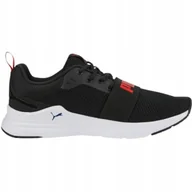 Buty sportowe damskie - Buty Puma Wired Run czarne 44,5 - miniaturka - grafika 1