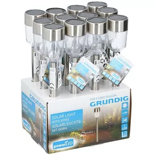 Grundig Grundig 16017 - LED Oświetlenie solarne 1xLED/1W - Lampy ogrodowe - miniaturka - grafika 1