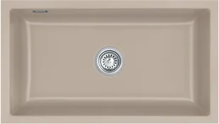 Zlewozmywak ceramiczny SYSTEMCERAM Mera 80 U Fango Korek manualny 5370 01 23 - Zlewozmywaki - miniaturka - grafika 1