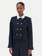 Kurtki damskie - Tommy Hilfiger Kurtka przejściowa WW0WW47792 Granatowy Regular Fit - miniaturka - grafika 1