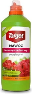 TARGET NAWÓZ W PŁYNIE INTENSYWNE BARWY DO PELARGONI Z MIKROSKŁADNIKAMI 1L - Nasiona i cebule - miniaturka - grafika 1