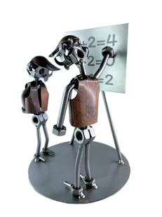 Metalowa figurka Nauczyciel matematyki. Prezent na dzień nauczyciela - Figurki dekoracyjne Metalowa figurka Nauczyciel matematyki. Prezent na dzień nauczyciela - Figurki dekoracyjne - miniaturka - grafika 1