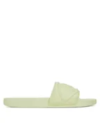 Klapki i japonki damskie - Calvin Klein Jeans Klapki Slide Pu Hf Mg YW0YW01879 Zielony - miniaturka - grafika 1