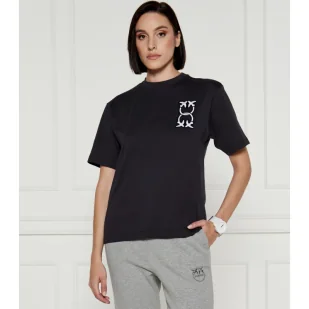 Pinko T-shirt | Regular Fit - Koszulki i topy damskie - miniaturka - grafika 1