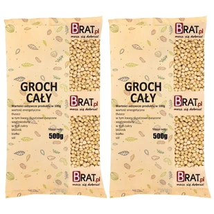 Groch cały 1kg (2x500g) - Pasztet i przetwory mięsne - miniaturka - grafika 1