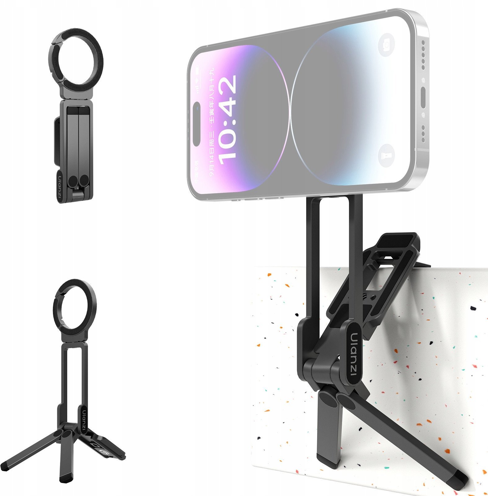 Statyw Grip Stojak Metal Uchwyt Telefon Iphone Magnes Magsafe / Ulanzi / Ma38 SB10511