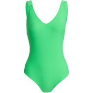 Stroje kąpielowe - Kostium kąpielowy damski 4F F026 zielony neon 4FSS23USWSF026 41N S - miniaturka - grafika 1