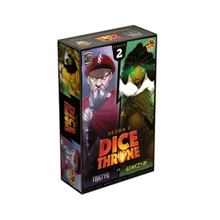 Lucky Duck Games Dice Throne Sezon 2 Starcie 2: Taktyk vs Łowczyni - Gry planszowe - miniaturka - grafika 1