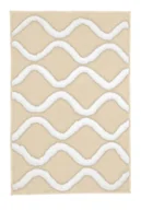 Dywaniki łazienkowe - Kleine Wolke Piana Dywanik łazienkowy Sandbeige Beżowy 55x 65 cm - miniaturka - grafika 1
