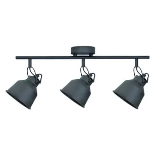 Polux Plafon LAMPA sufitowa NIKO 3 311832 regulowana OPRAWA metalowe reflektorki industrialne czarne 311832 - Lampy sufitowe - miniaturka - grafika 1