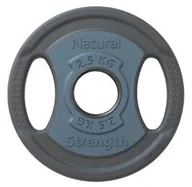 Obciążenia - Obciążenie Olimpijskie Poliuretanowe 2,5 kg Natural Strength - miniaturka - grafika 1