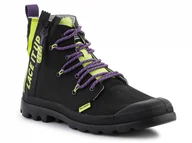 Półbuty męskie - Palladium Pampa Lite Lace It Black/Wild lime 78353-099-M - miniaturka - grafika 1
