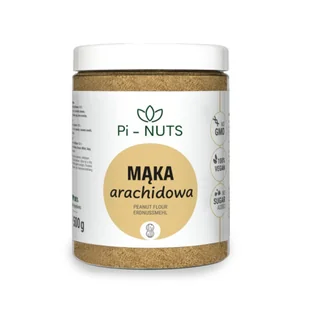 Pi-NUTS Mąka arachidowa 500g - Mąka - miniaturka - grafika 1