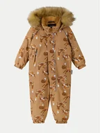 Kombinezony dla dzieci - Reima Kombinezon zimowy Lappi 5100129C Brązowy Regular Fit - miniaturka - grafika 1