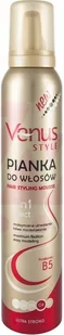 Venus PHARMA Pianka do włosów z prowitaminę B5 225 ml - Kosmetyki do stylizacji włosów Venus PHARMA Pianka do włosów z prowitaminę B5 225 ml - Kosmetyki do stylizacji włosów - miniaturka - grafika 1