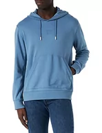 Bluzy męskie - Roy Robson Męska bluza z kapturem, jasnoniebieska, regularna, jasnoniebieski, XXL - miniaturka - grafika 1