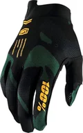 Rękawiczki rowerowe - 100% Rękawiczki 100% ITRACK Youth Glove sentinel black roz. S długość dłoni 140-149 mm DWZ - miniaturka - grafika 1
