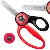 Nożyczki - Fiskars nożyczki dziecięce praworęczne szkolne dla dzieci nauki 13cm Ninja - miniaturka - grafika 1
