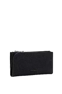 Portfele - Desigual Damski portfel Mone_Dejavu INES Bi-Fold Wallet, czarny, 18.5 - grafika 1