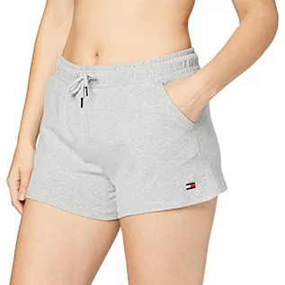 Spodenki damskie - Tommy Hilfiger Damskie szorty piżamowe, szary (GREY HEATHER 004), XS - grafika 1