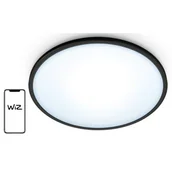 Systemy inteligentnych domów - Philips WiZ Super Slim 14W LED Plafon sufitowy 2700-6500K 1300lm czarny - miniaturka - grafika 1