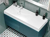 Umywalki - Umywalka VIOLA 1200 L - miniaturka - grafika 1