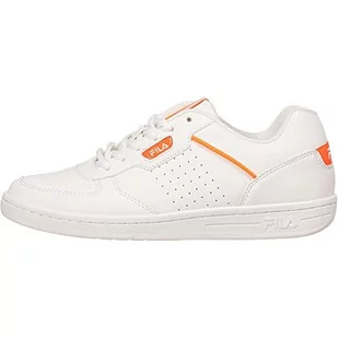 Fila Dziecięce buty typu C. Court Tenisówki unisex, Biały ognisty koral, 37.5 EU - Trampki damskie - miniaturka - grafika 1