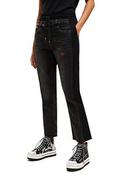 Spodnie damskie - Desigual 22WWDD63 jeansy damskie, czarny, M - miniaturka - grafika 1