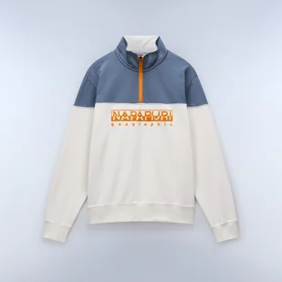 Męska Bluza NAPAPIJRI B-SATURNIA HZ NP0A4ICHN1A1 – Biały - Bluzy męskie - miniaturka - grafika 1